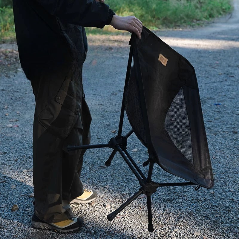 Ultralight Aluminum Folding Moon Chair For Camping