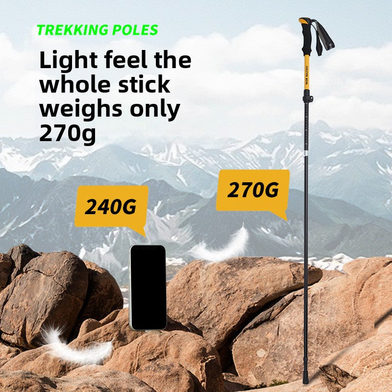 Ultralight Trekking Pole - 5-Section Aluminum Alloy